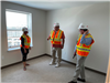 Mayor and City Staff Tour New Lofts on the Square