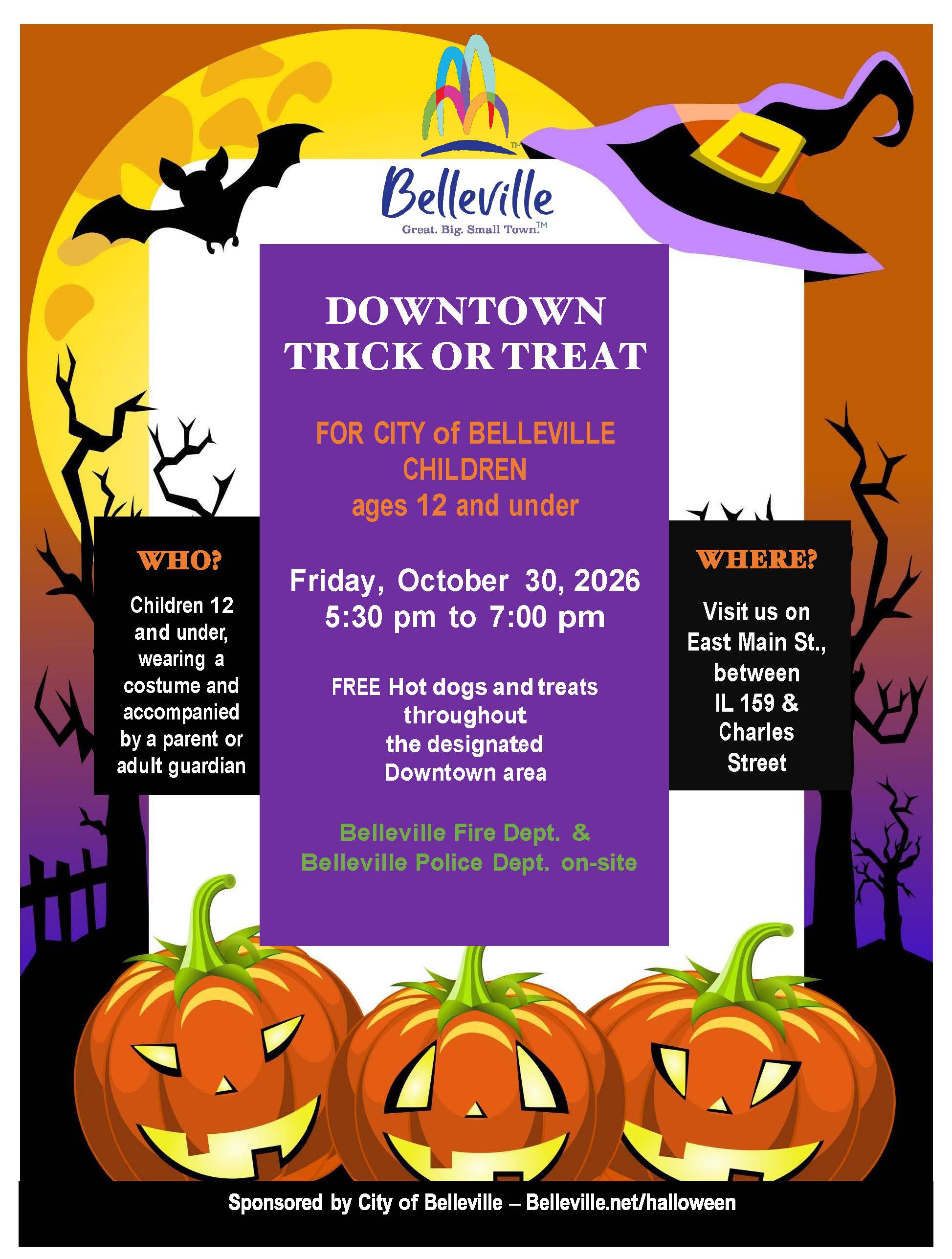 DOWNTOWN TRICK OR TREAT FLYER 2026