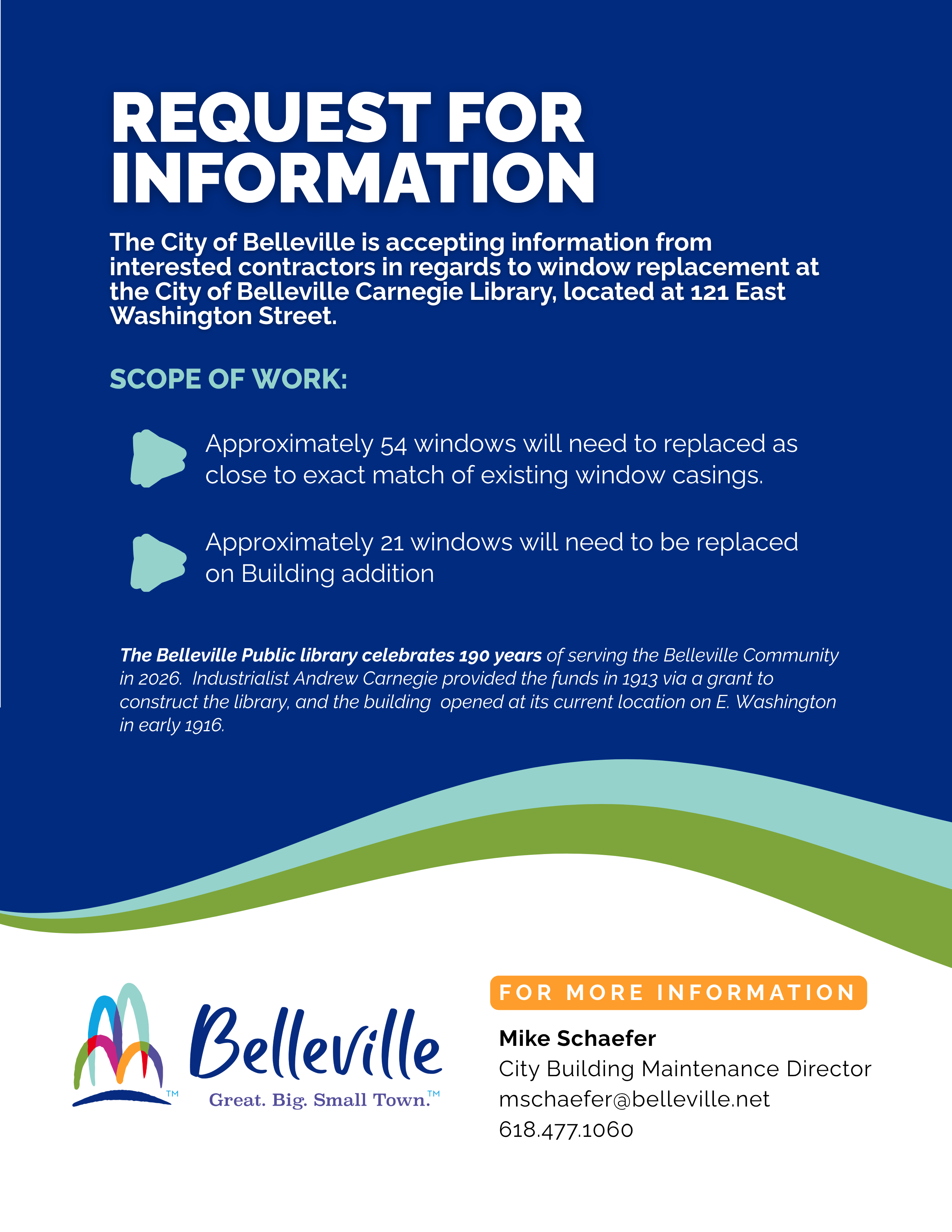 Request For Information Library Windows Flyer