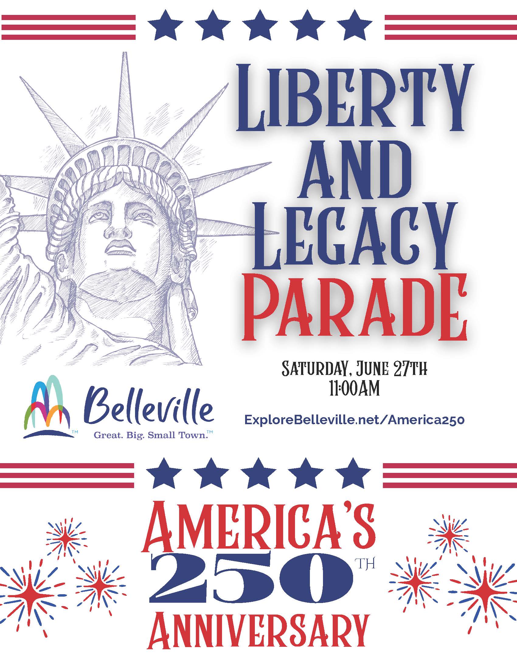 Liberty and Legacy Parade Flyer 