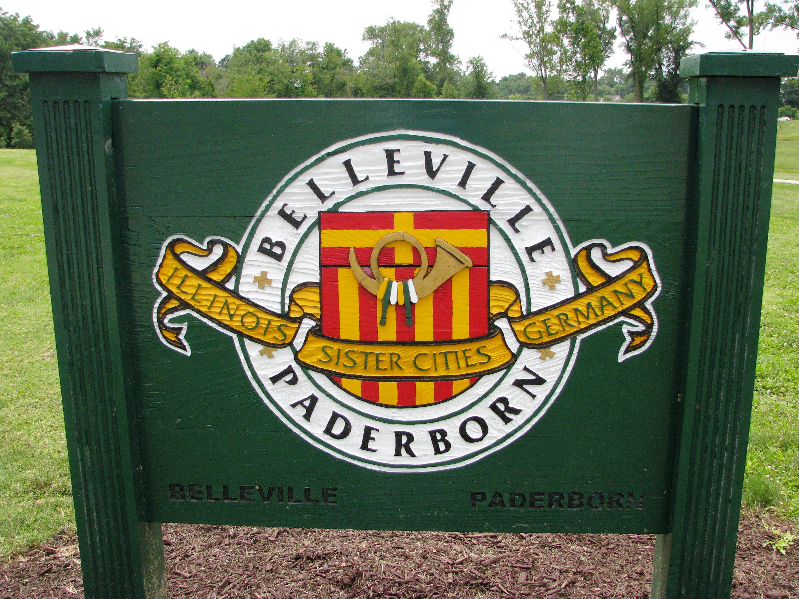 Belleville Sister Cities Sign