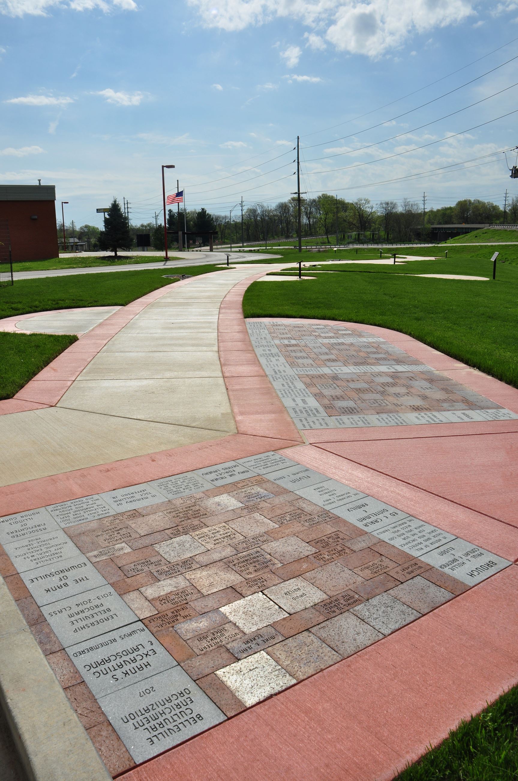 Brick Pavers in the Gathering Area