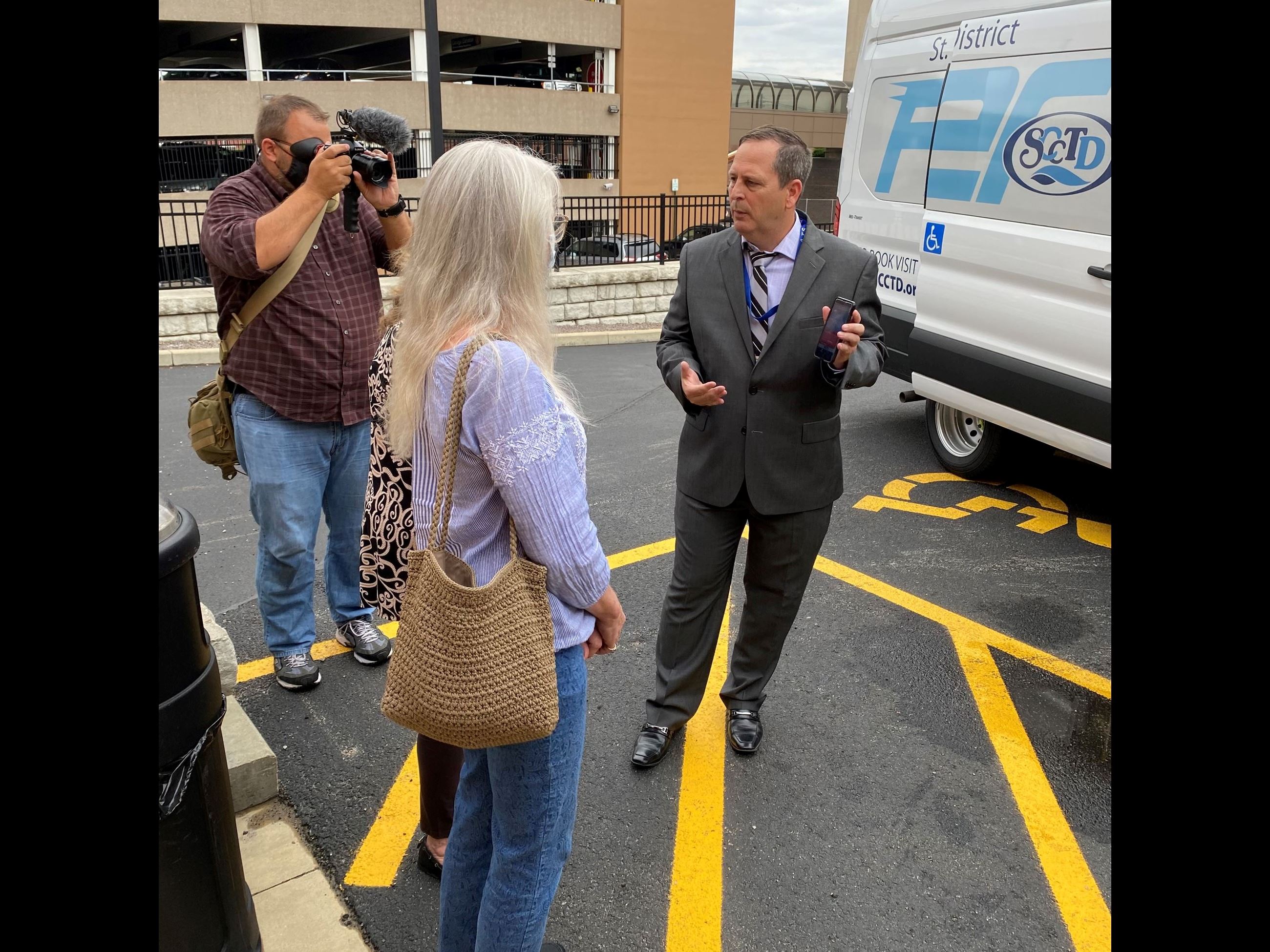 Mayor & City Staff Ride New SCCTD Flyer