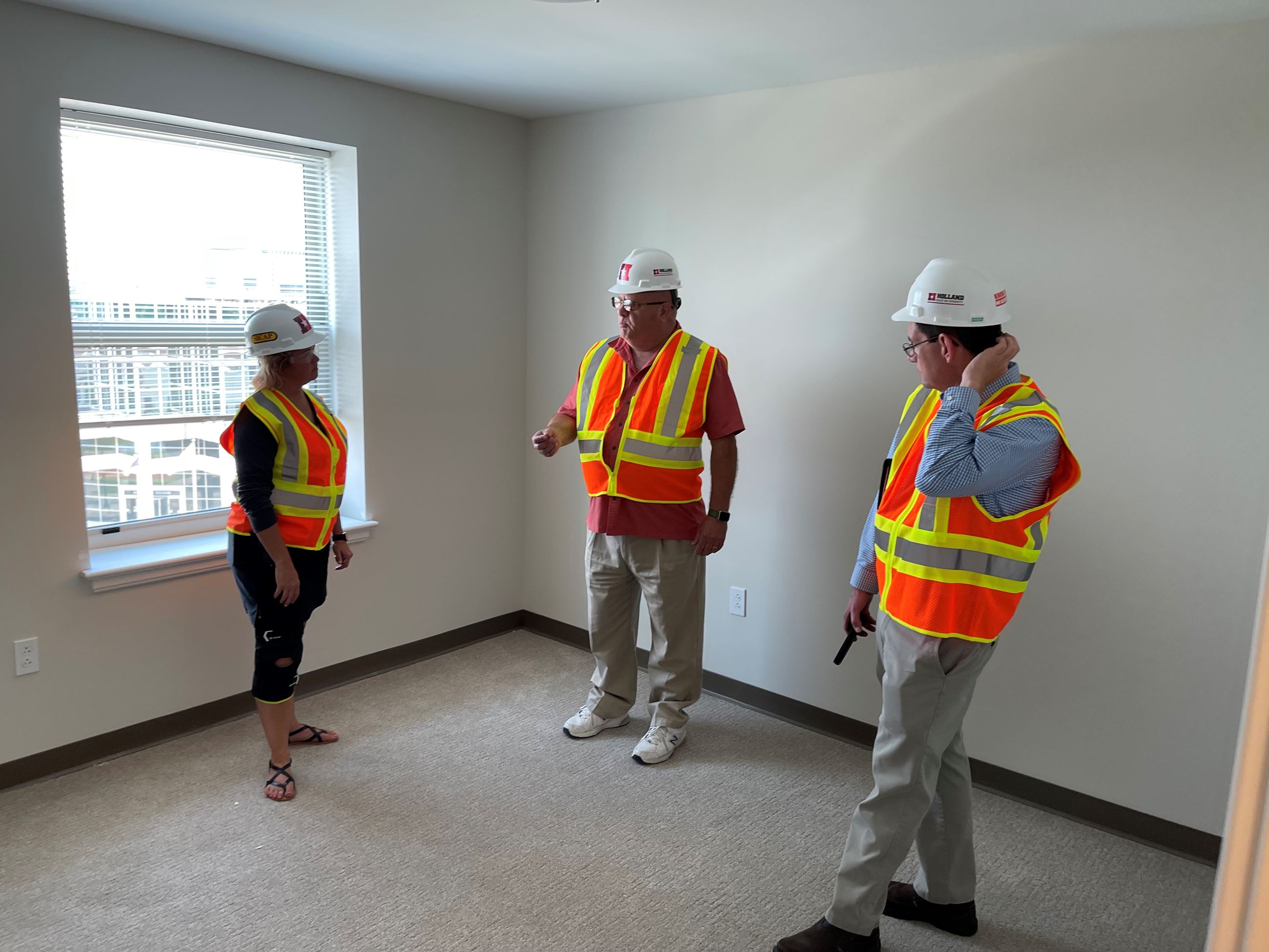 Mayor and City Staff Tour New Lofts on the Square