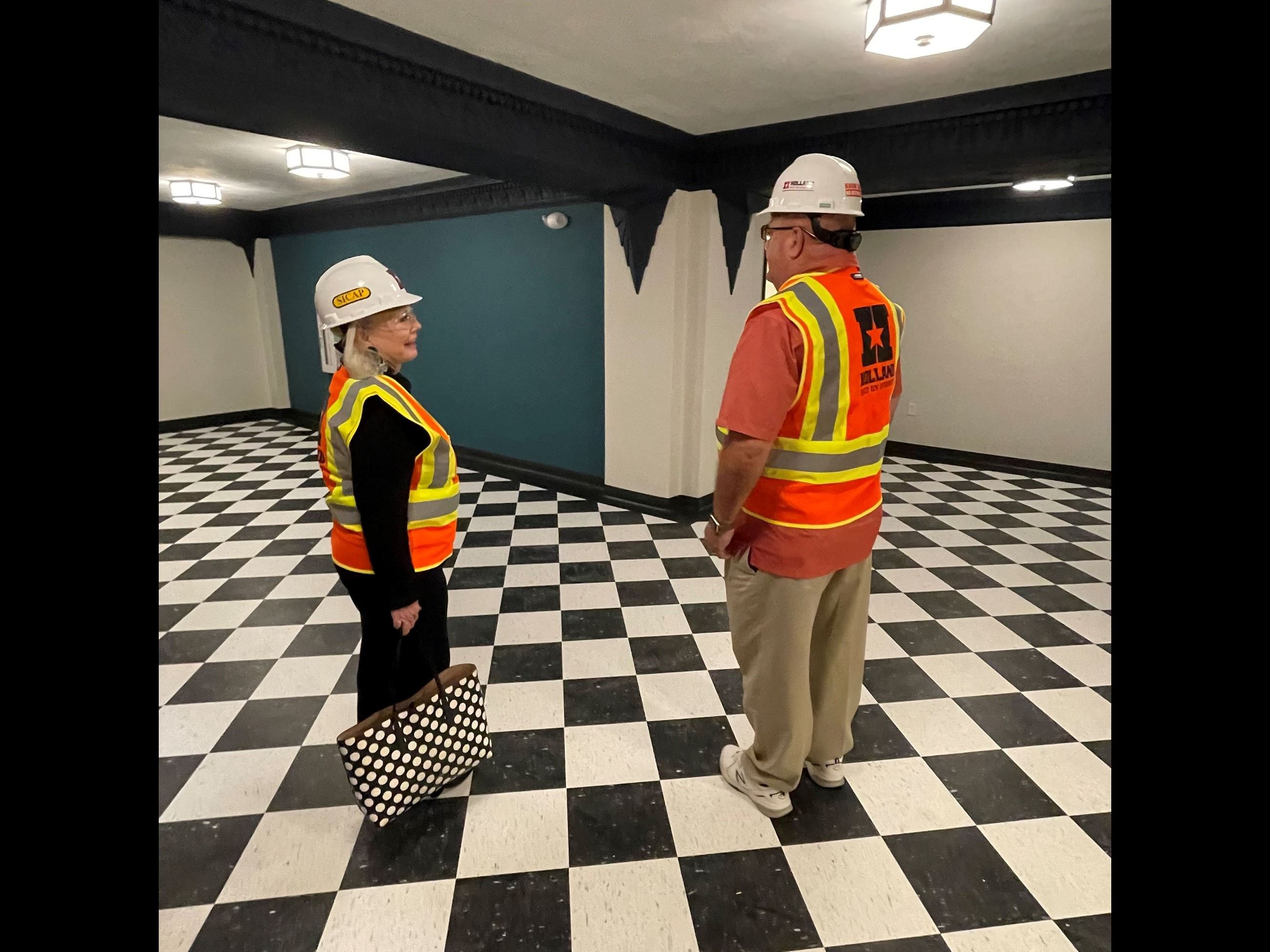 Mayor and City Staff Tour New Lofts on the Square