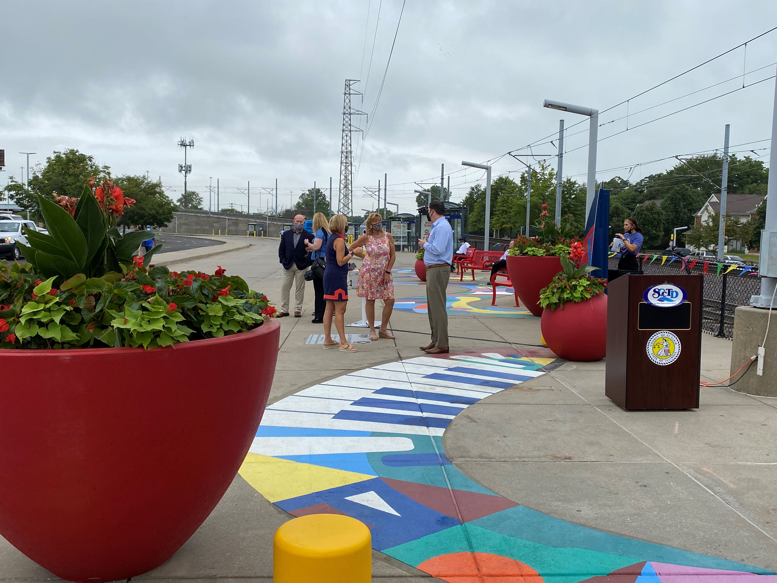 SCCTD Renewed Emerson Park MetroLink Station 