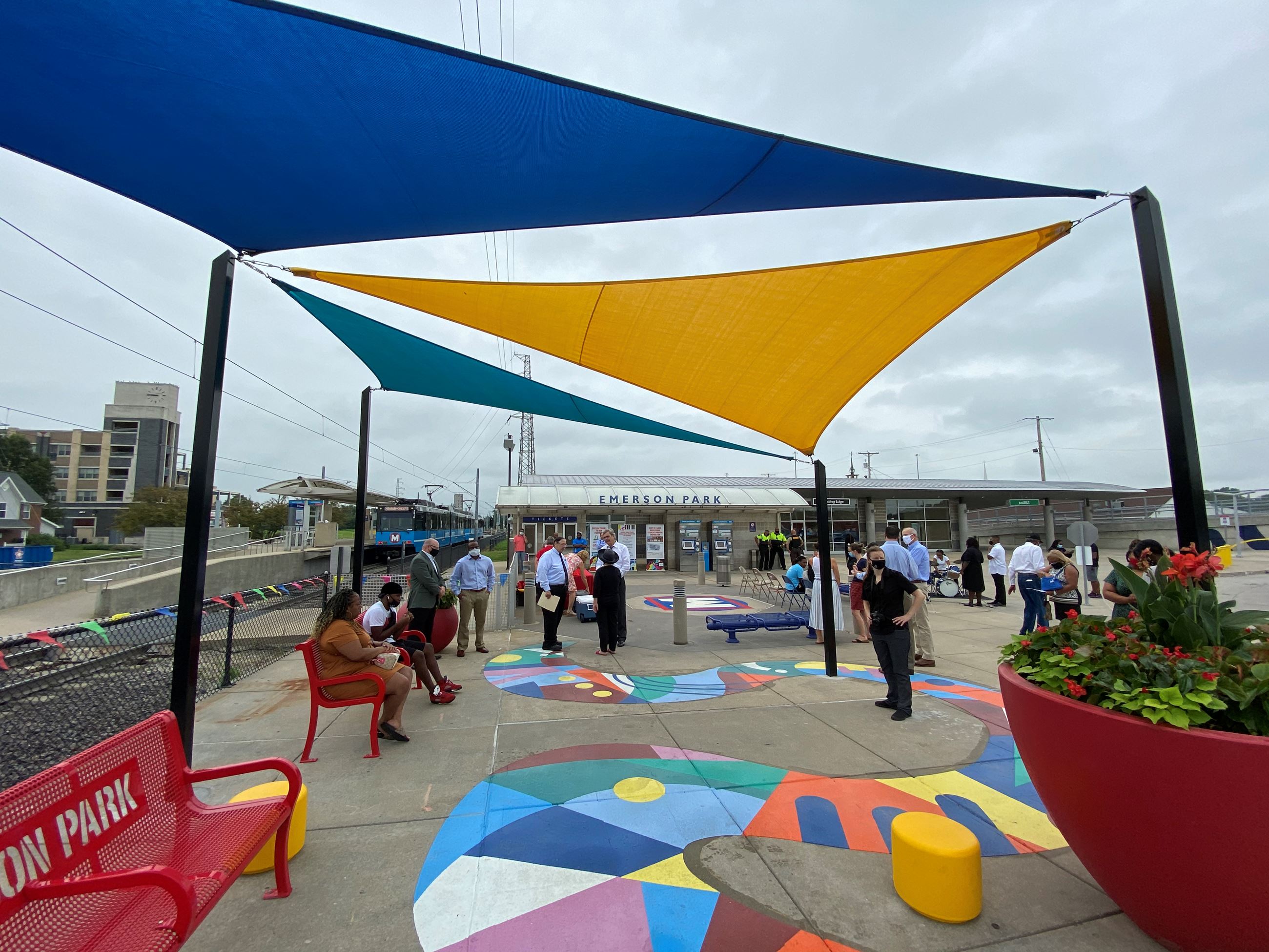 SCCTD Renewed Emerson Park MetroLink Station 