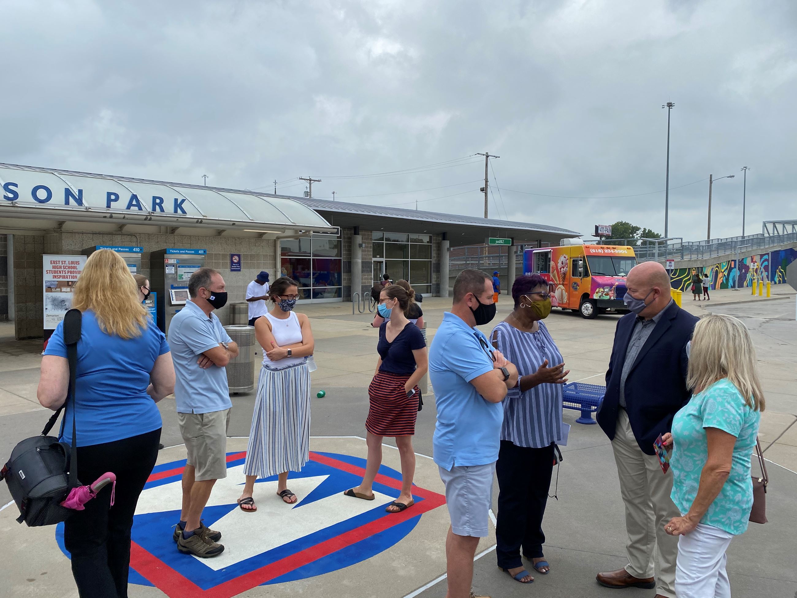 SCCTD Renewed Emerson Park MetroLink Station 