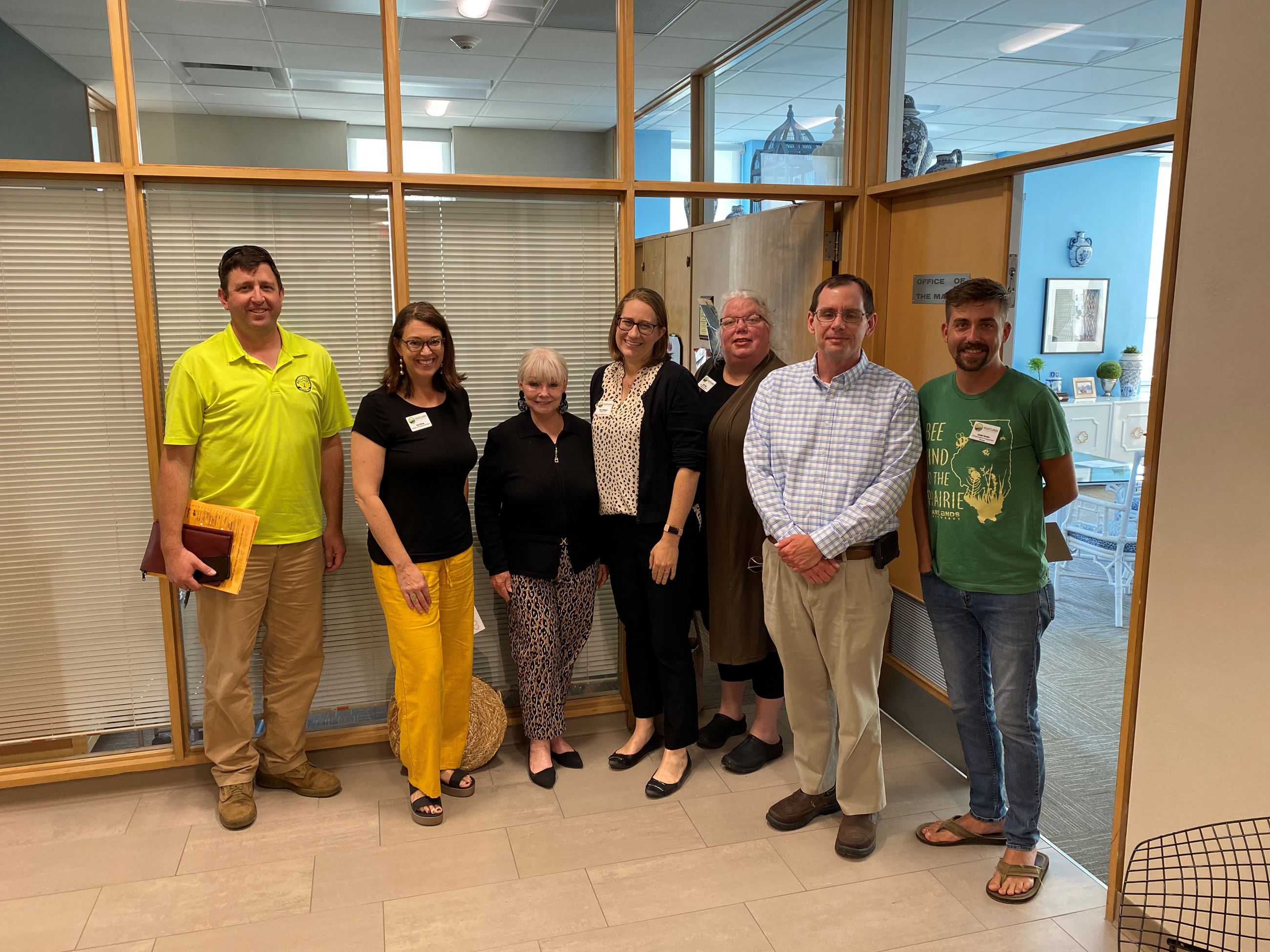 Heartlands Conservancy Staff Visit City Hall