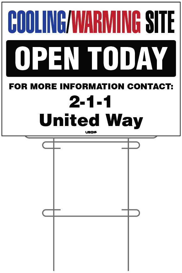 Cooling-Warming site sign